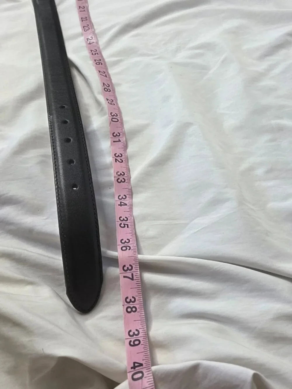 LL Bean Men's Size 30 Black Chino Belt New